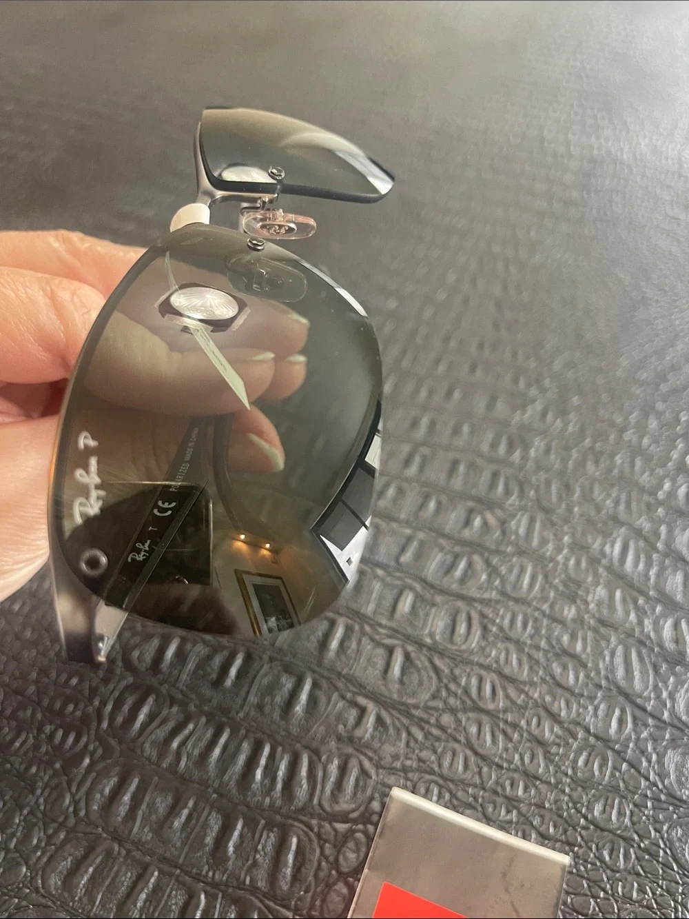 Ray Ban Black Men’s Sunglasses Polarized #RB3550